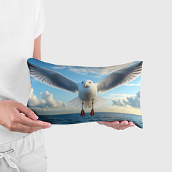 Подушка-антистресс Чайка над волной, цвет: 3D-принт — фото 2