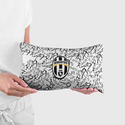 Подушка-антистресс Ювентус надписи текстура, цвет: 3D-принт — фото 2