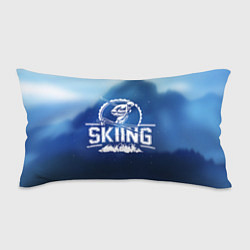 Подушка-антистресс Лыжный спорт, цвет: 3D-принт