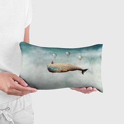 Подушка-антистресс Летящий кит, цвет: 3D-принт — фото 2