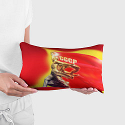Подушка-антистресс СССР рабочие, цвет: 3D-принт — фото 2