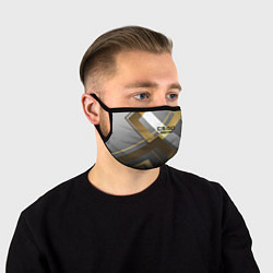 Маска для лица Cs:go - Bronze Deco Бронзовая декорация 2022, цвет: 3D-принт