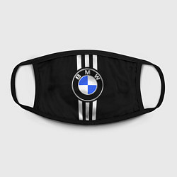 Маска для лица BMW: White Strips, цвет: 3D-принт — фото 2