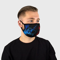 Маска для лица SMOKE COLOR, цвет: 3D-принт