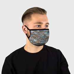 Маска для лица СТЕНА КИРПИЧ, цвет: 3D-принт