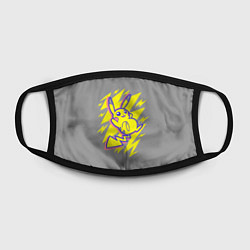 Маска для лица Pikachu Pika Pika, цвет: 3D-принт — фото 2