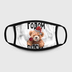 Маска для лица С Новым Годом, цвет: 3D-принт — фото 2