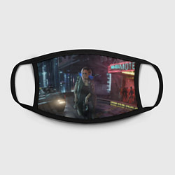 Маска для лица Cyberpunk 2077, цвет: 3D-принт — фото 2