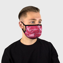 Маска для лица Розовые фламинго, цвет: 3D-принт