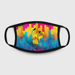 Маска для лица Уставший Пикачу, цвет: 3D-принт — фото 2