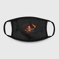 Маска для лица Безумный Чермандер, цвет: 3D-принт — фото 2