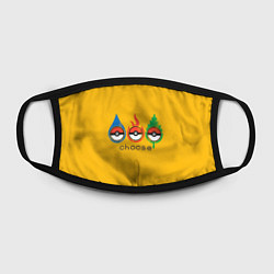 Маска для лица Выбирай покемона, цвет: 3D-принт — фото 2