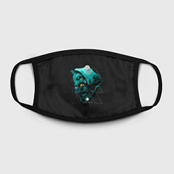 Маска для лица Cayde-6 art, цвет: 3D-принт — фото 2