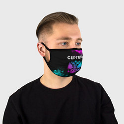 Маска для лица Сергей Россия, цвет: 3D-принт