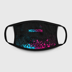 Маска для лица Megadeth - neon gradient, цвет: 3D-принт — фото 2