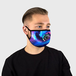 Маска для лица Blink 182 неоновый космос, цвет: 3D-принт