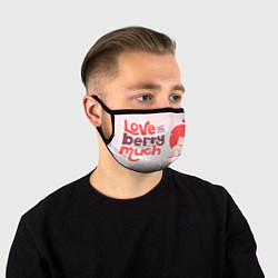 Маска для лица Love eou berry much, цвет: 3D-принт