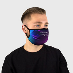 Маска для лица Destiny gaming champion: рамка с лого и джойстиком, цвет: 3D-принт