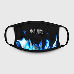 Маска для лица In Flames blue fire, цвет: 3D-принт — фото 2