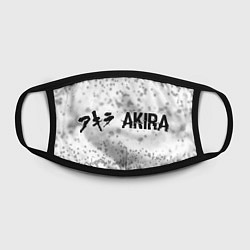 Маска для лица Akira glitch на светлом фоне: надпись и символ, цвет: 3D-принт — фото 2
