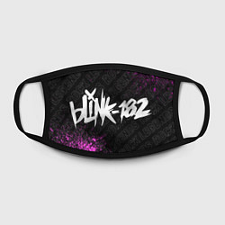 Маска для лица Blink 182 rock legends по-горизонтали, цвет: 3D-принт — фото 2