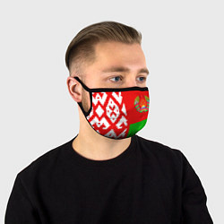 Маска для лица Патриот Беларуси цвета 3D-принт — фото 1
