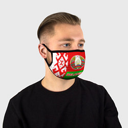 Маска для лица Belarus Patriot цвета 3D-принт — фото 1