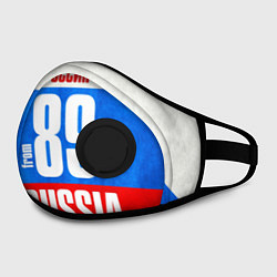 Маска с клапаном Russia: from 89 цвета 3D-черный — фото 2