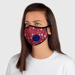 Маска с клапаном Олени, цвет: 3D-синий