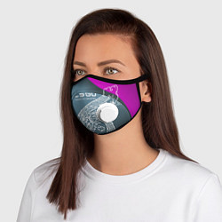 Маска с клапаном CS:GO Kumicho Dragon Style, цвет: 3D-белый