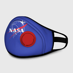 Маска с клапаном NASA: Blue Space, цвет: 3D-красный — фото 2