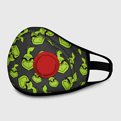 Маска с клапаном The Grinch, цвет: 3D-красный — фото 2