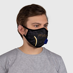 Маска с клапаном Cs:go - Fnatic The Form 2022, цвет: 3D-синий — фото 2