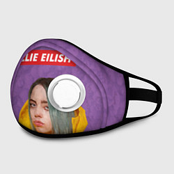 Маска с клапаном Billie Eilish, цвет: 3D-белый — фото 2