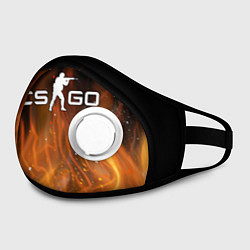 Маска с клапаном COUNTER STRIKE, цвет: 3D-белый — фото 2