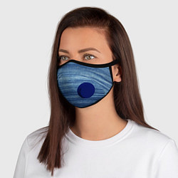 Маска с клапаном Texture Denim, цвет: 3D-синий