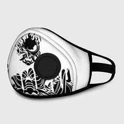 Маска с клапаном Samurai steel cyberpunk game, цвет: 3D-черный — фото 2