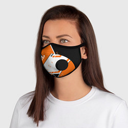 Маска с клапаном Asiimov AWP skin, цвет: 3D-черный