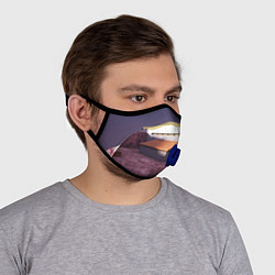 Маска с клапаном Counter Strike 1 6 de nuke, цвет: 3D-синий — фото 2