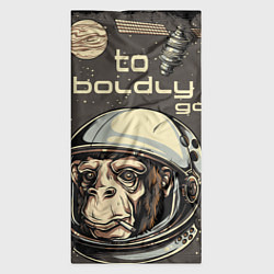 Бандана-труба Monkey: to boldly go, цвет: 3D-принт — фото 2