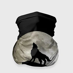 Бандана-труба Moon Wolf, цвет: 3D-принт