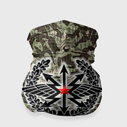 Бандана-труба Войска связи: камуфляж, цвет: 3D-принт