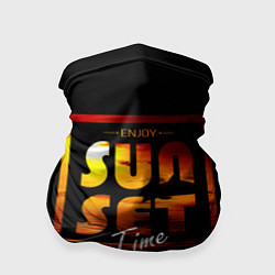 Бандана-труба Sunset Time, цвет: 3D-принт