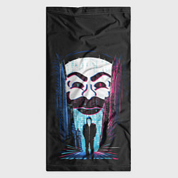 Бандана-труба Mr Robot: Anonymous, цвет: 3D-принт — фото 2