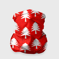 Бандана-труба Ёлочки, цвет: 3D-принт