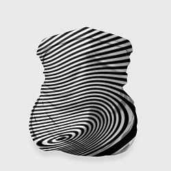 Бандана-труба Black & White Illusion, цвет: 3D-принт
