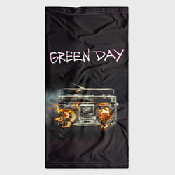 Бандана-труба Green Day магнитофон в огне, цвет: 3D-принт — фото 2