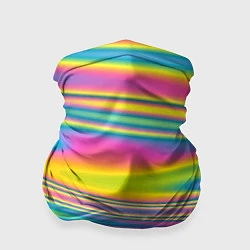 Бандана-труба Абстрактные разводы цвета, цвет: 3D-принт