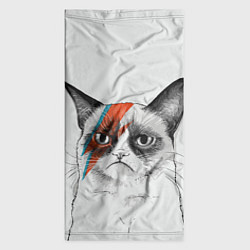 Бандана-труба David Bowie: Grumpy cat, цвет: 3D-принт — фото 2