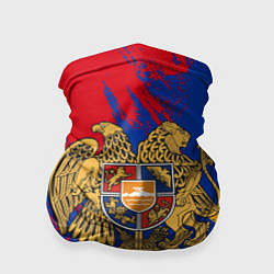 Бандана-труба Герб и флаг Армении, цвет: 3D-принт